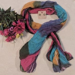 ♦️ B2G1FREE ♦️ 🌈Raindow colored Scarf